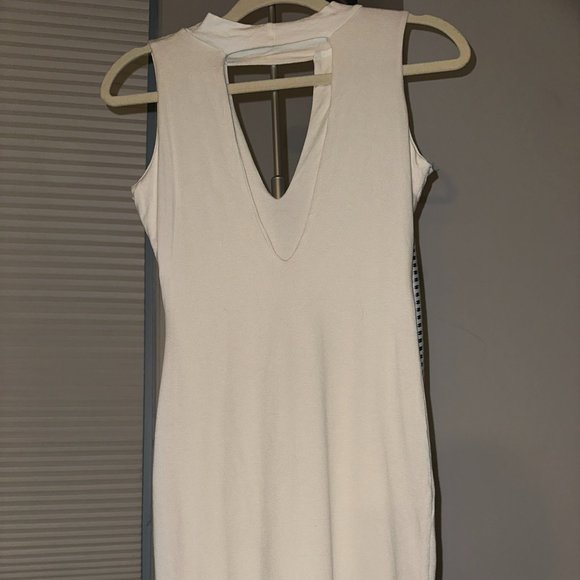 White Bodycon Mini Dress, NWT, Size M - Picture 2 of 5
